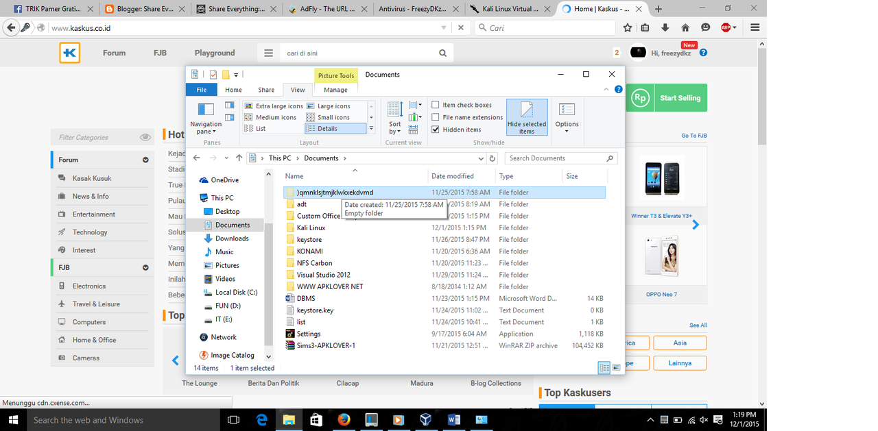 Asking Folder , Gaada di google