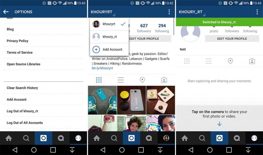 Asyik Gan, Akhirnya Hadir Juga Fitur Multi-account Instagram