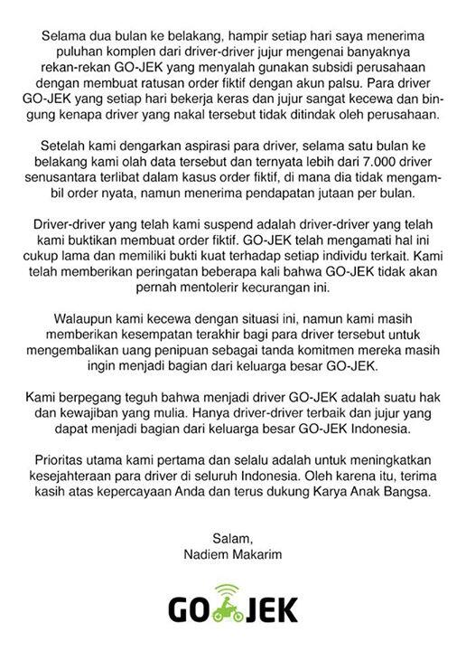 Ada Apa Dengan Manajemen Go-Jek?