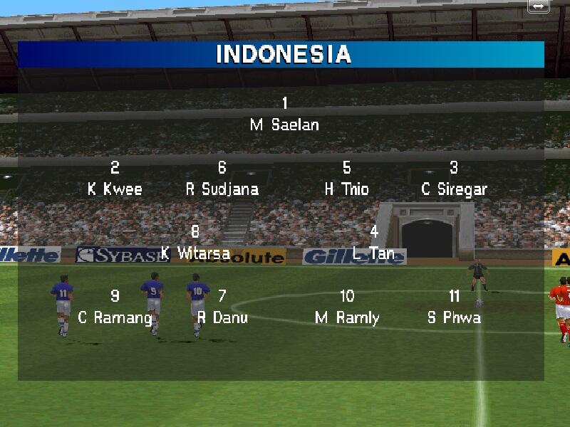 Timnas Indonesia Pernah Muncul di Game Bola Resmi Lho !!!
