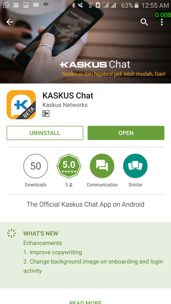 Siapa udah coba Kaskus Chat? 