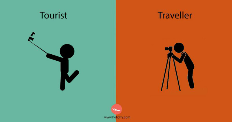 Perbedaan Turis dan Traveller Dapat Dilihat dari Sikap Mereka Terhadap Alam