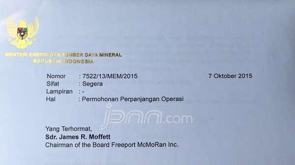 Sudirman Said: Surat kepada Freeport McMoran Seizin Presiden Jokowi