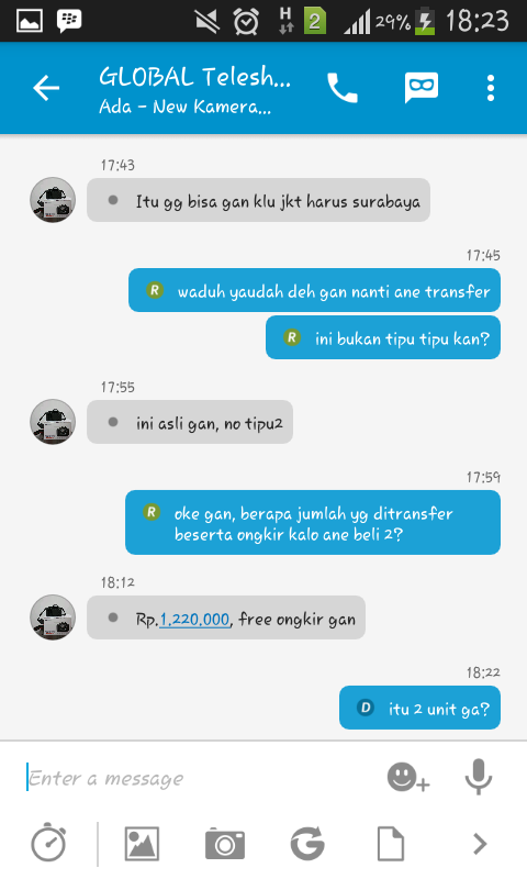 modus penipuan lewat bbm, hati hati gan!!!