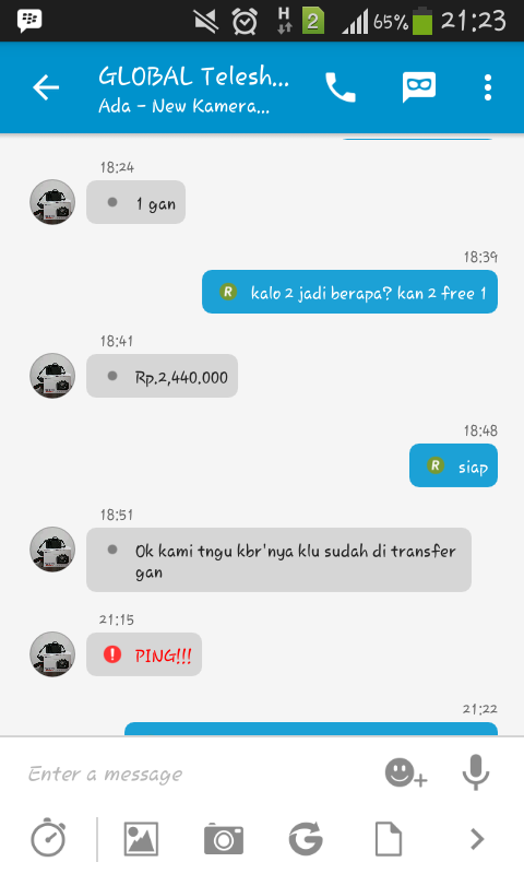 modus penipuan lewat bbm, hati hati gan!!!