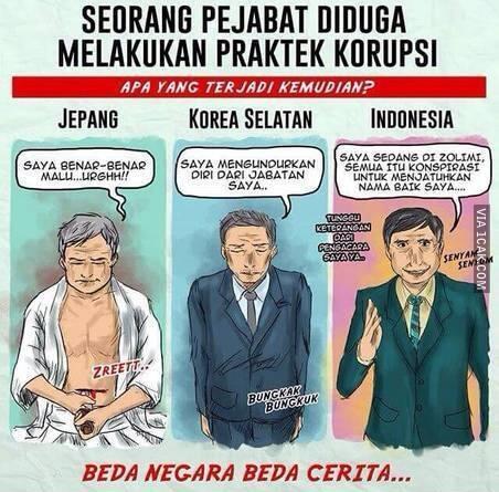 Bedanya Pejabat Kita Dan Pejabat Luar, Kalau Ketahuan Korupsi...