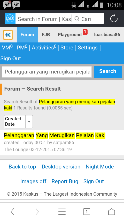 Pelanggaran Yang Merugikan Pejalan Kaki