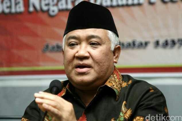 Penjelasan Din Syamsuddin Soal Batalnya Pidato Jokowi di Paris