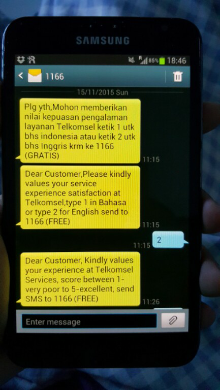 Keluhan/Saran untuk TELKOMSEL