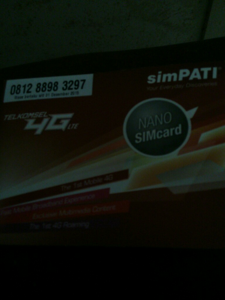 4G LTE SIMPATI TELKOMSEL BELUM COVERAGE SELURUH JAKARTA UDA GEMBAR-GEMBOR