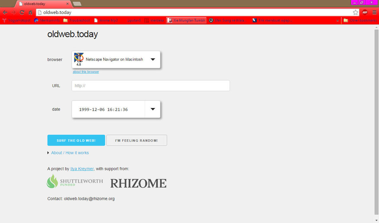 Mau nostalgia lihat tampilan web 10 tahun lalu?