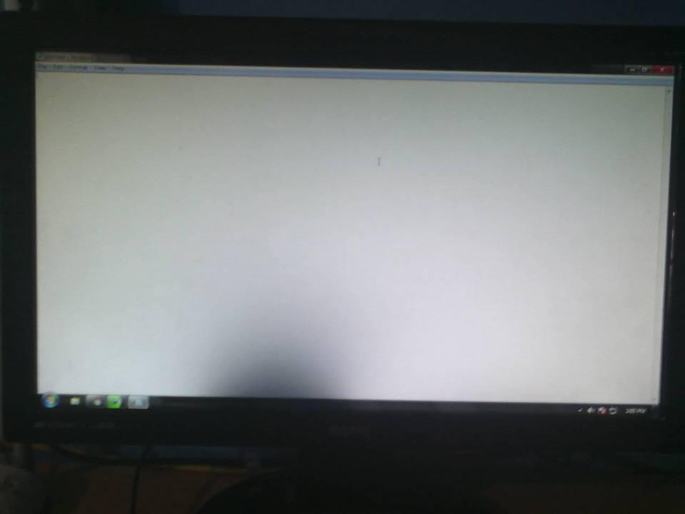 HELP gan ,, Monitor saya kenapa ya