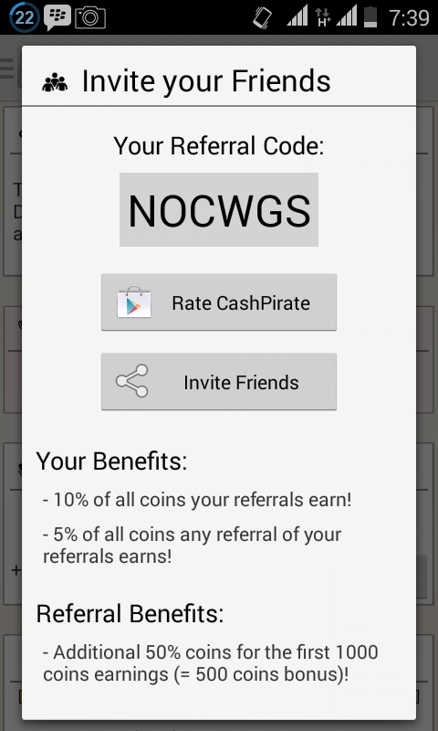CashPirate Aplikasi penghasil Dollar dengan Banyak kelebihan