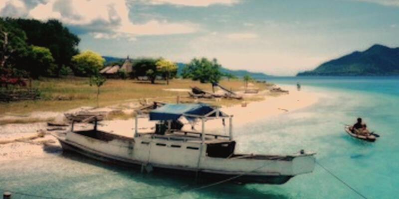 keindahan pulau di indonesia yang cocok untuk diving, pas di musim hujan lagi bray.
