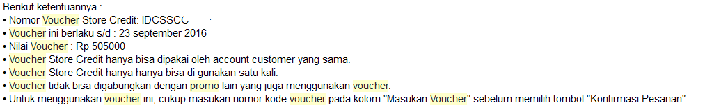 LAZADA MALING.... ( Hati-hati klo pengembaliannya dlm bentuk voucher )