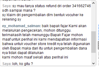 LAZADA MALING.... ( Hati-hati klo pengembaliannya dlm bentuk voucher )