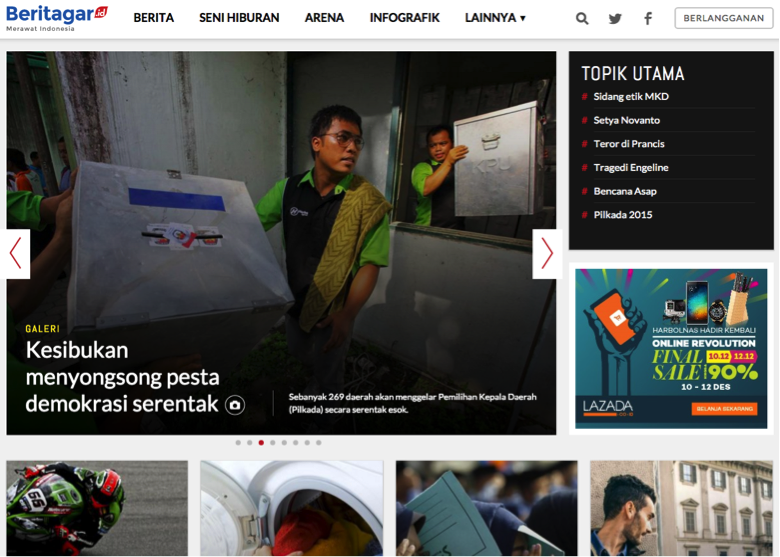 Ngulik Beritagar.id, Web Agregasi Dengan Mesin Kurasi Konten Berteknologi Terkini