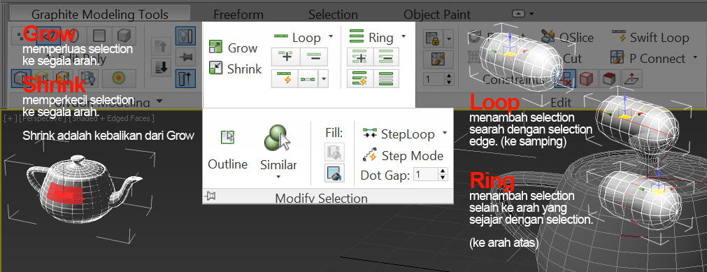 Graphite Modeling Tools - Modeling Tab