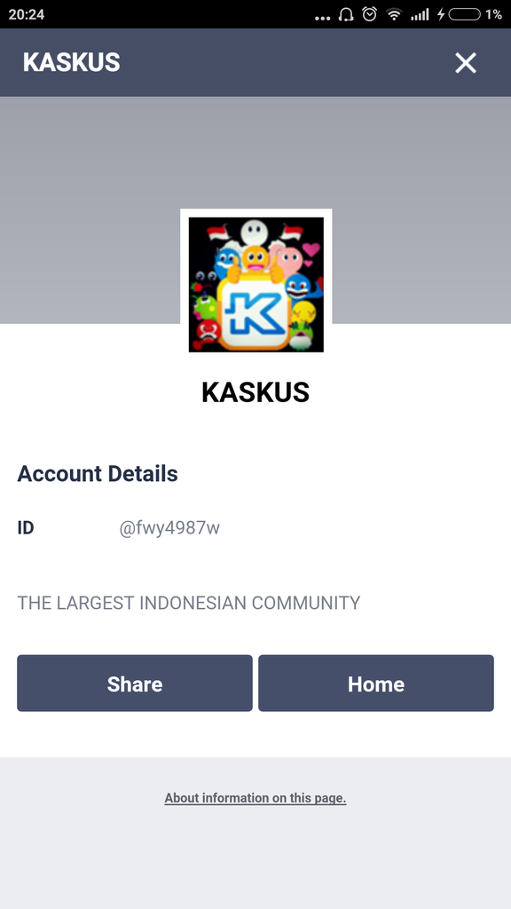 Kaskus kaskusan alias kaskus Kw10 di LINE OFFICIAL! (koplak)
