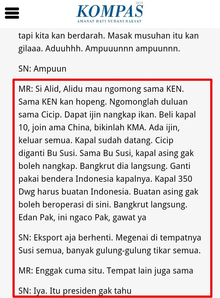 (BEDAH TRANSKRIP) Oh Jadi ini yang GANGGUIN Menteri SUSI ..