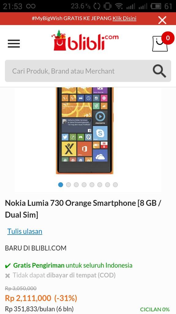 Nokia Lumia 730, karya terakhir nokia sebelum berganti nama jadi microsoft lumia