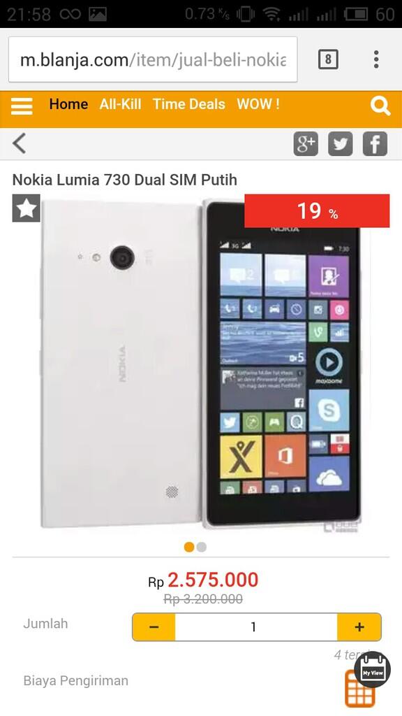 Nokia Lumia 730, karya terakhir nokia sebelum berganti nama jadi microsoft lumia