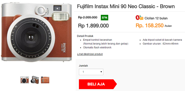 Fujifilm Instax 90 Neo : Nih Perbandingan Kamera Instax Buat Yang Doyan Foto!