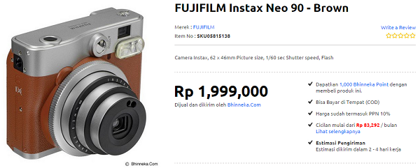 Fujifilm Instax 90 Neo : Nih Perbandingan Kamera Instax Buat Yang Doyan Foto!