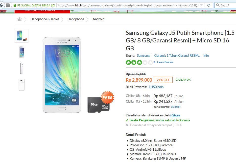 Samsung Galaxy J5 : Informasi Lapak Terlengkap Bagi Ane Buat Agan Kaskuser