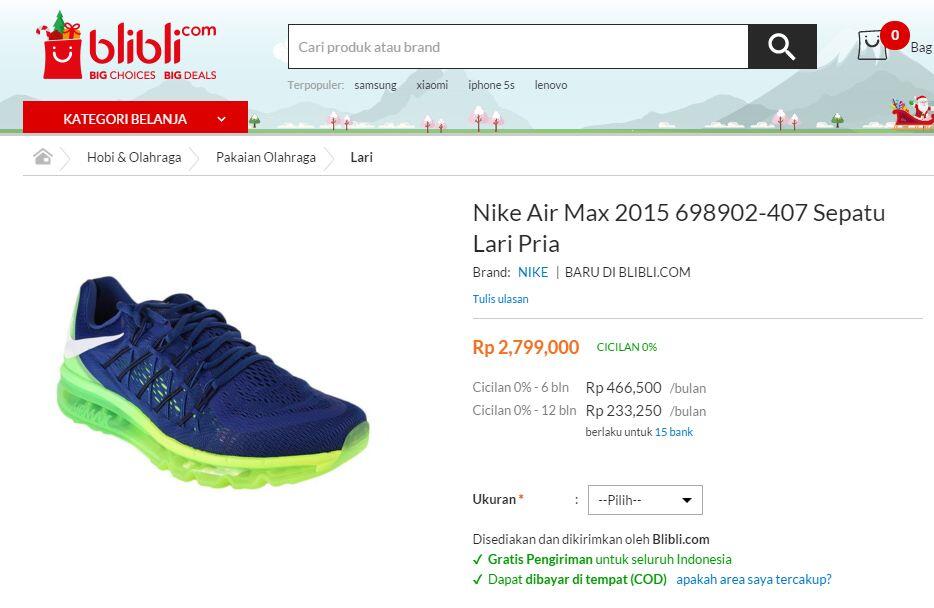 Nike Air Max 2015 : Dijamin tambah ganteng !!!