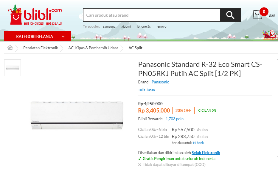 AC Panasonic CS-PN05RKJ: Saatnya Bikin Sejuk Rumah Agan