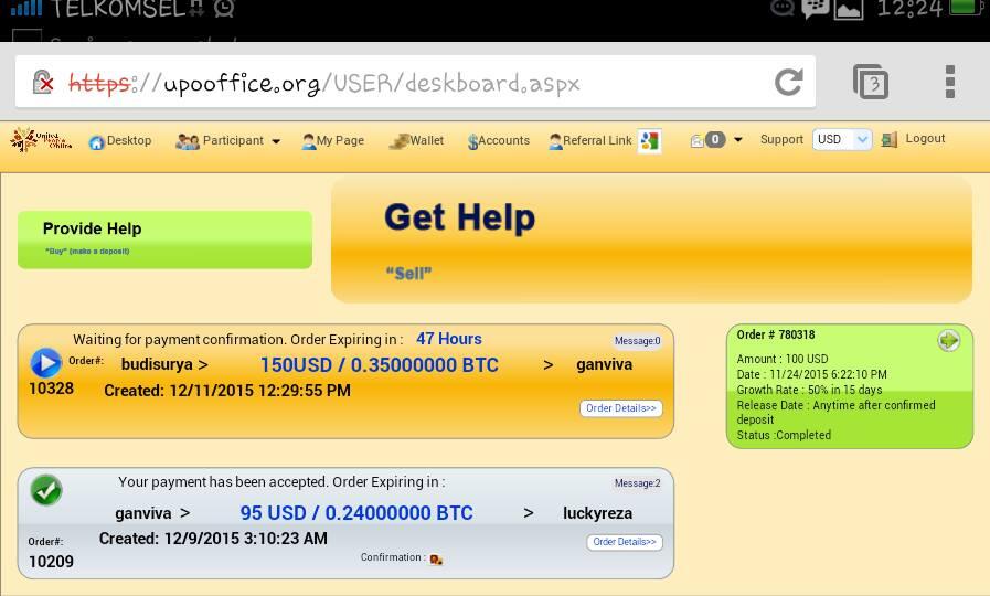 [ganviva] United People Online (UPO) 100%/month &amp; BTC Panda 30%/month RCB inside !!!