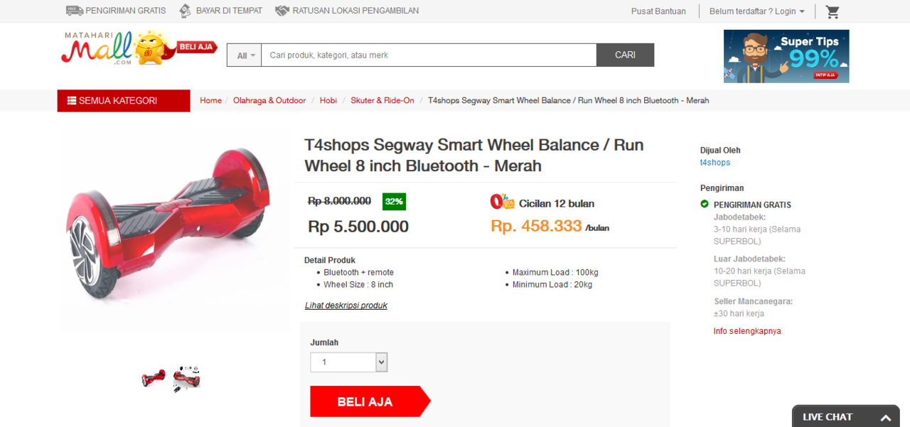RUN WHEEL : alat kece badai yang bisa agan compare di toko-toko online ini!