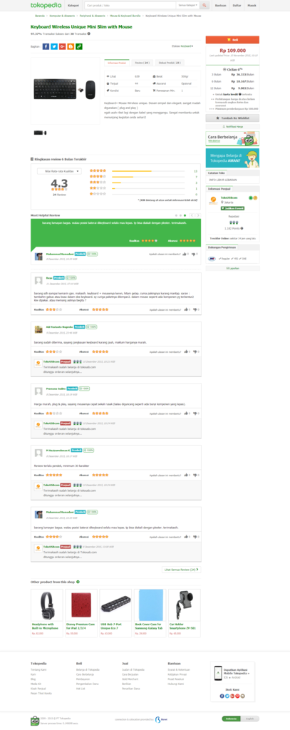 Keyboard Wireless Termurah