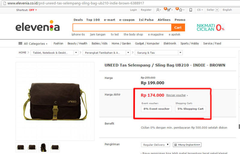 UNEED Tas Slempang : Penawaran menarik untuk Tas Fashionable dan Santai