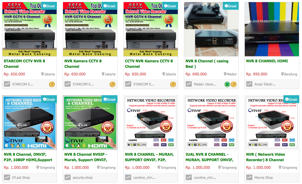 ONVIF Network Video Recorder 8 Channel