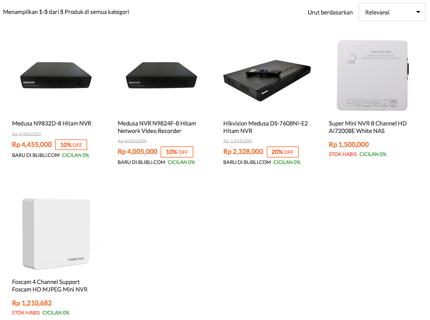 ONVIF Network Video Recorder 8 Channel