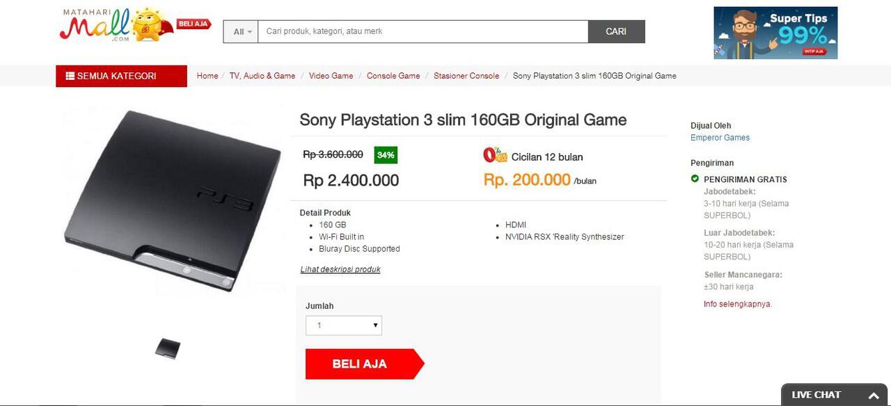 Sony Playstation 3: Konsol jadul tapi masih dicari !