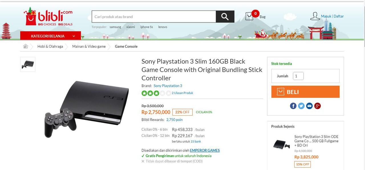 Sony Playstation 3: Konsol jadul tapi masih dicari !