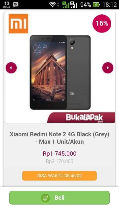 XIAOMI REDMI NOTE 2 - YANG TERBAIK DARI 3 SITUS ONLINE INI