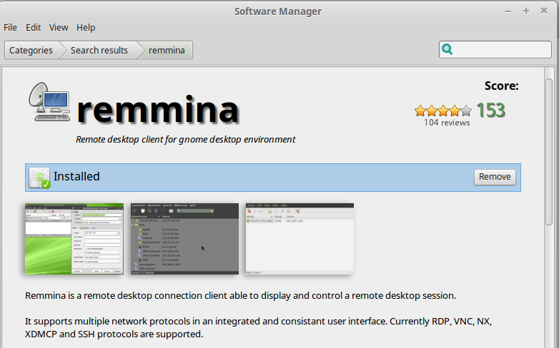 Remote Desktop Pake Remmina dari Linux Mint 17 ke Win8 Lewat LAN