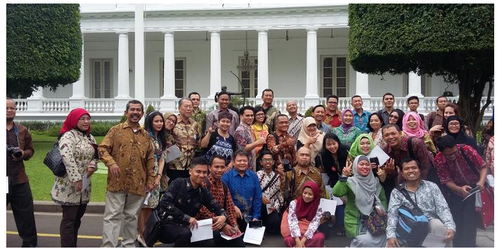 Hangatnya Suasana Santap Siang Jokowi dan Kompasianer di Istana Negara
