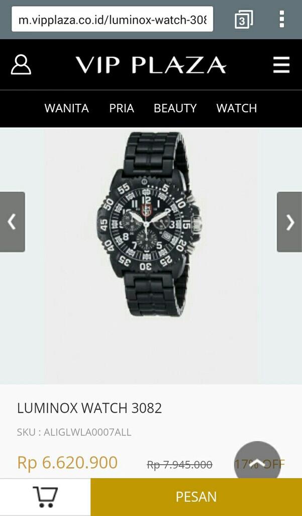 Luminox Watch 3082 Chronograph : Dapetin Harga Murahnya Dimarih gannn..!!
