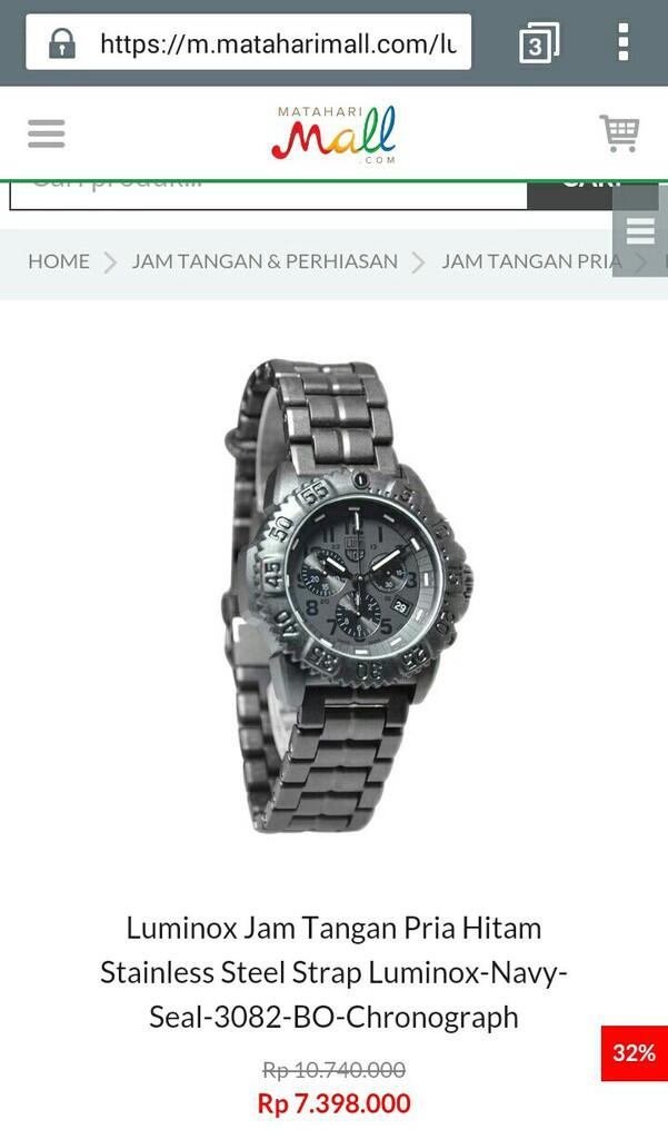 Luminox Watch 3082 Chronograph : Dapetin Harga Murahnya Dimarih gannn..!!