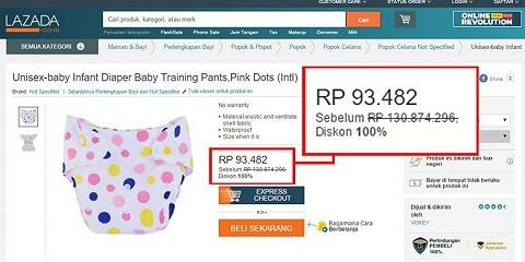 Diskon Palsu di Lazada, Bukalapak, MatahariMall