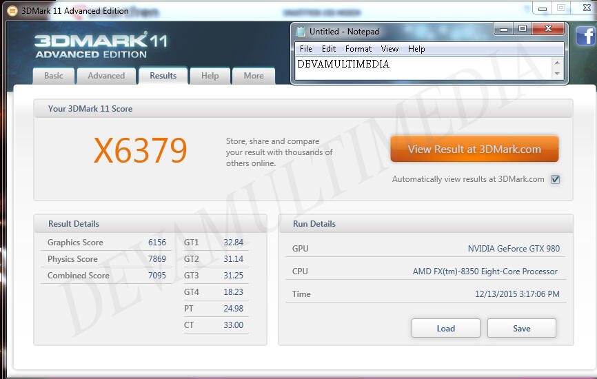 Performa Gaming FX 8350 dengan GTX 980 Super Jetstream di resolusi 4K (3840 x 2160)