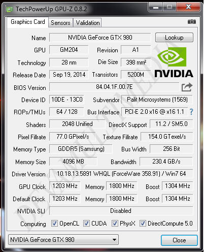 Performa Gaming FX 8350 dengan GTX 980 Super Jetstream di resolusi 4K (3840 x 2160)