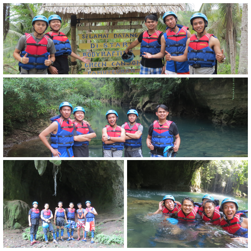 Bersenang-senang dengan Body Rafting di Greencanyoon