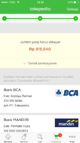Keluhan untuk tokopedia.com