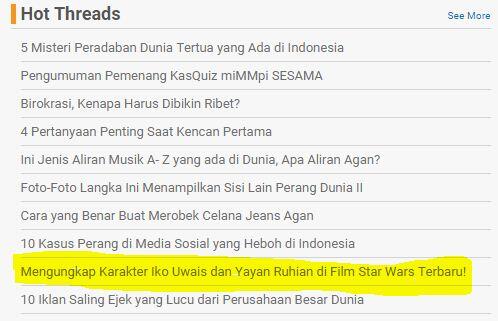 Akhirnya Terungkap Karakter Iko Uwais dan Yayan Ruhian di Film Star Wars 2016